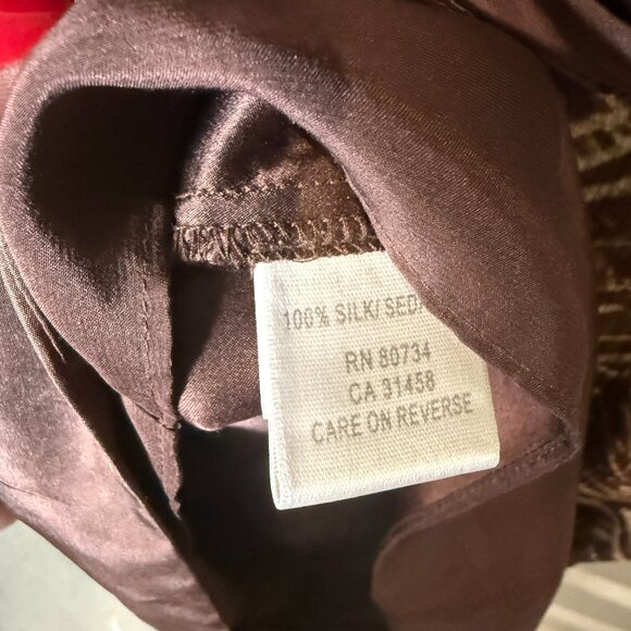 BCBGMAXAZRIA Vintage 100% Silk Beaded Halter Dress Cottagecore Boho Y2K - Picture 8 of 8